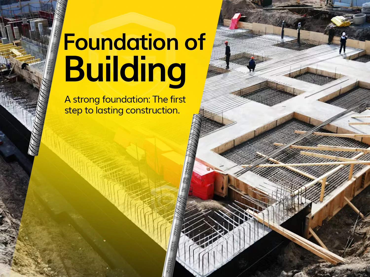 saluja gold foundation of building