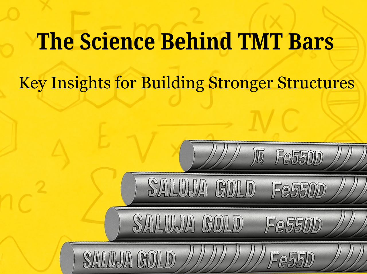 The Science Behind TMT Bars - Key Insights for Building Stronger Structures with Saluja Gold Fe550D.