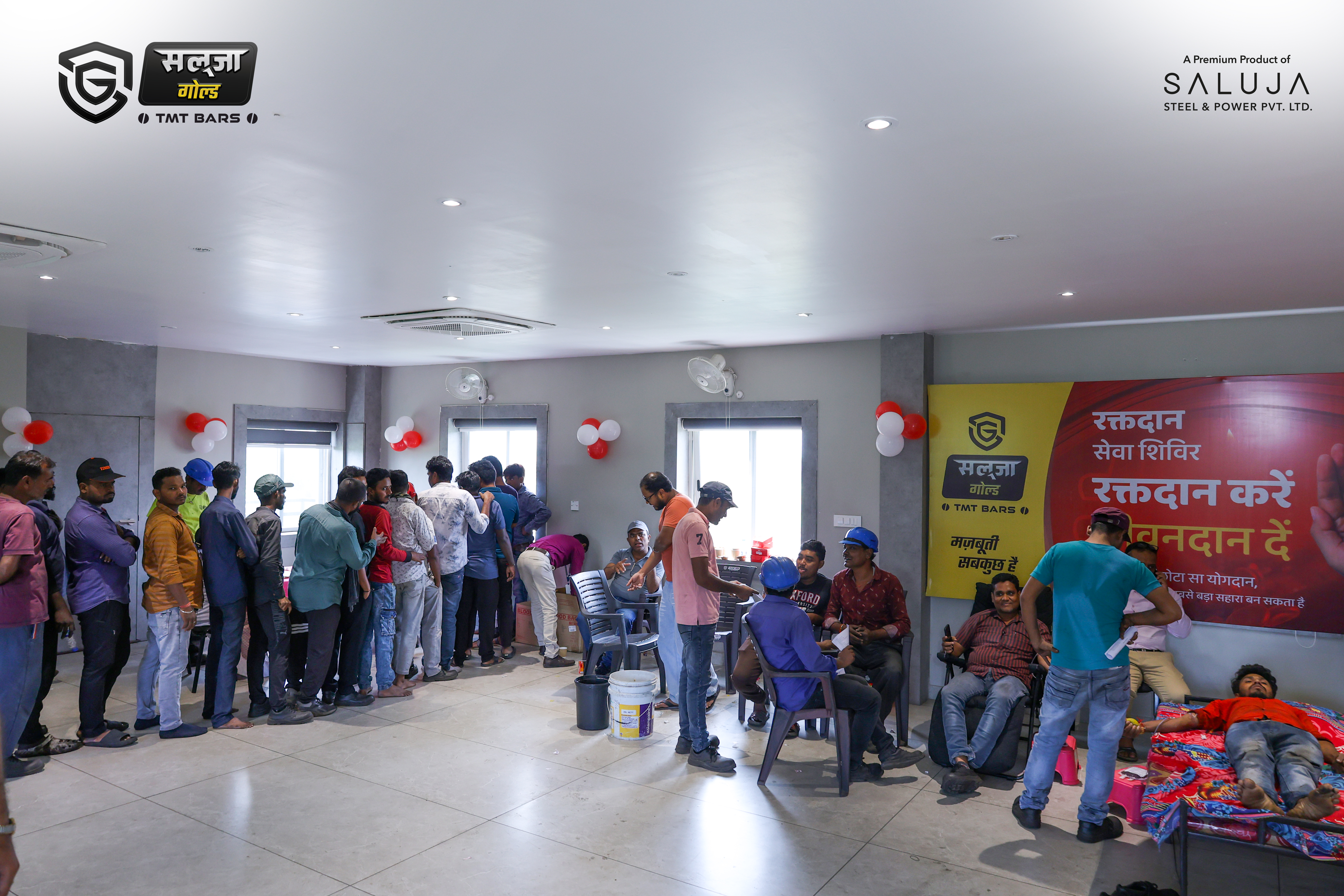 Blood donation saluja gold tmt bars (4)