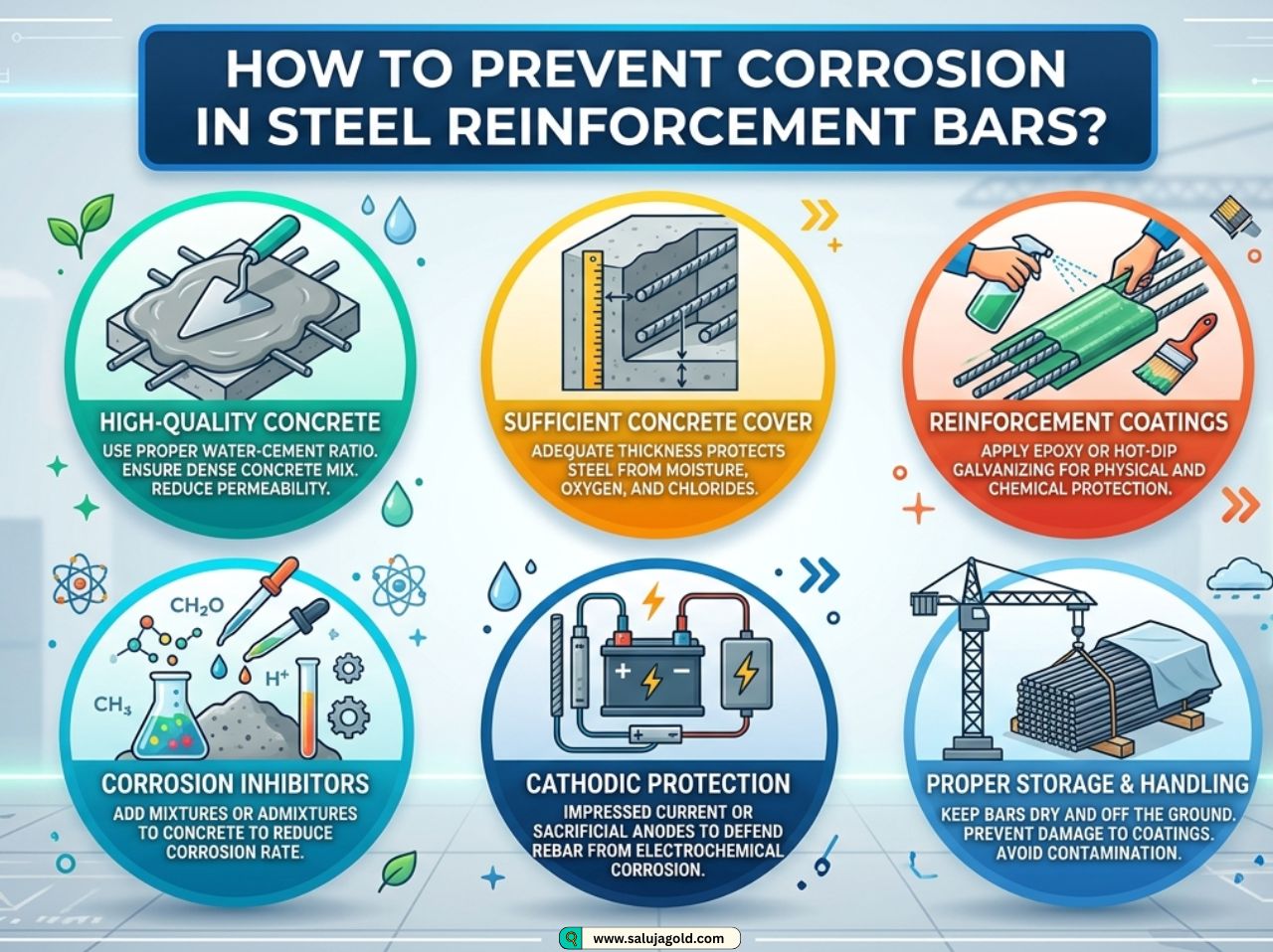 Prevent Corrosion in Steel Reinforcement Bars