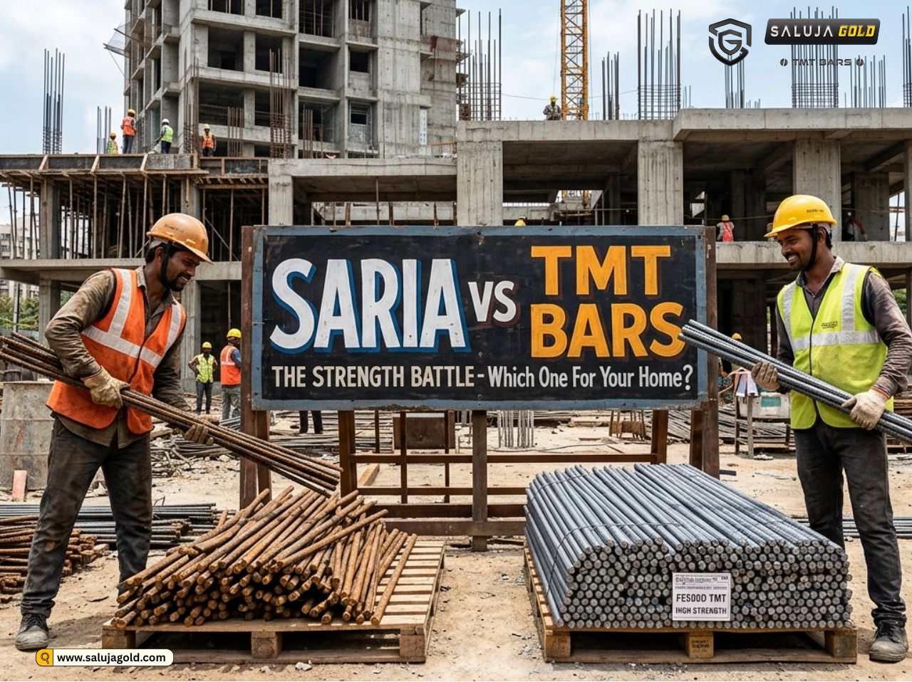 Saria vs TMT Bars